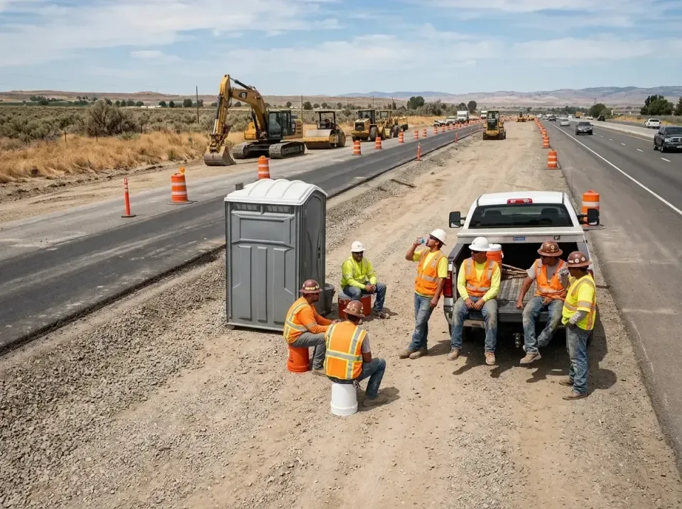 highway-road-construction-crew-007 — frequently asked questions, Porta Potty and Restroom Rentals in Eagle, CO